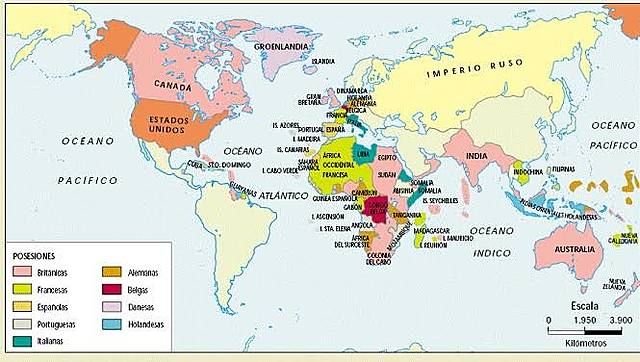 Expansión colonial y rivalidades imperialistas