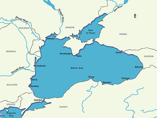 Los aliados planean abastecer a Rusia desde el Mar negro.