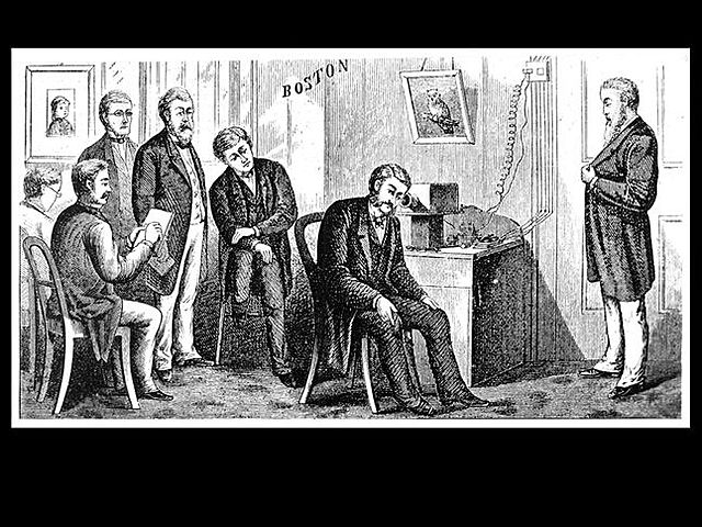 Alexander Graham Bell patents the telephone