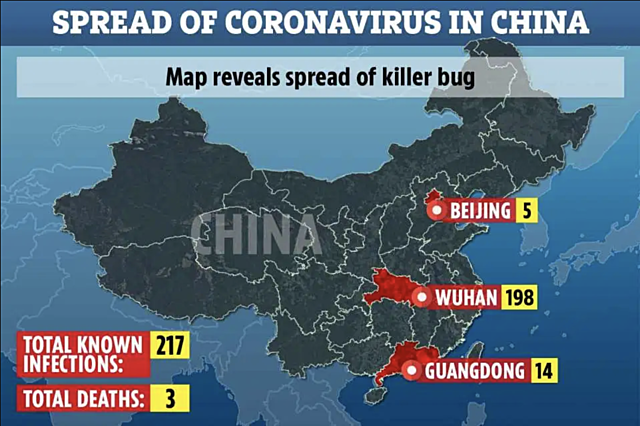 First Confirmed Cases In China, Outside of Wuhan: Guangdong and Beijing