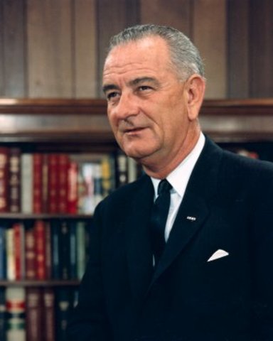 president johnson declares he will not " lose vietnam