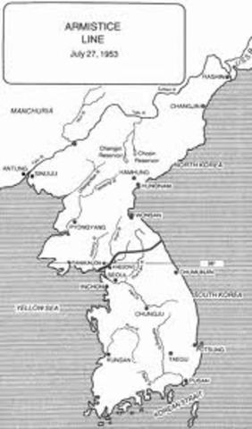 Armistice Signed ending Korean War