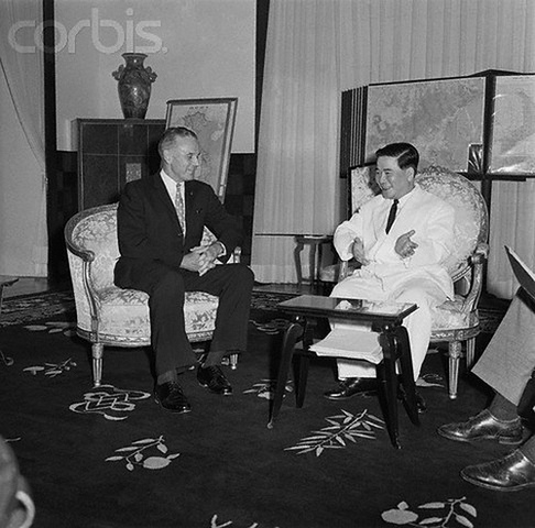 JFK and Ngo Dinh Diem meet