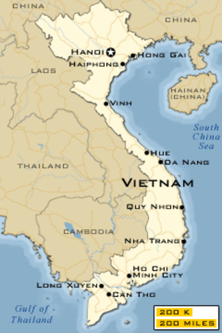 The Geneva Accords divide Vietnam in half at the 17th parallel