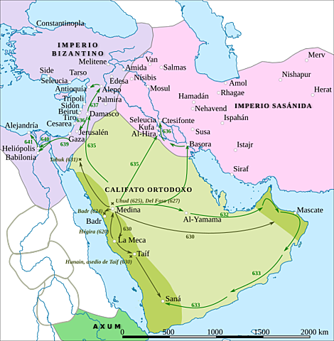 Muerte de Mahoma. El Califato Ortodoxo