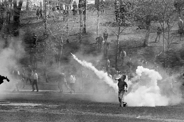 Massive anti-war demonstrations held in the U.S.