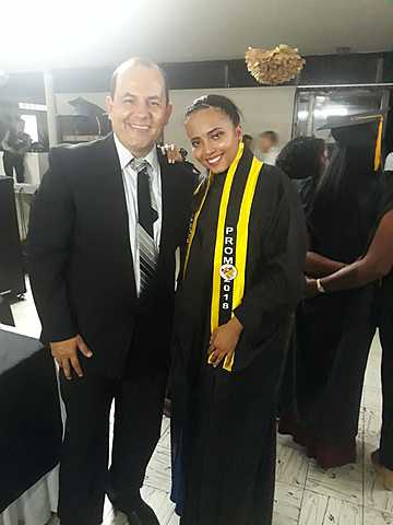 Grado de mi segunda hija