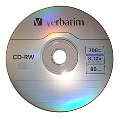 CD-RW (Compact Disc ReWitable)