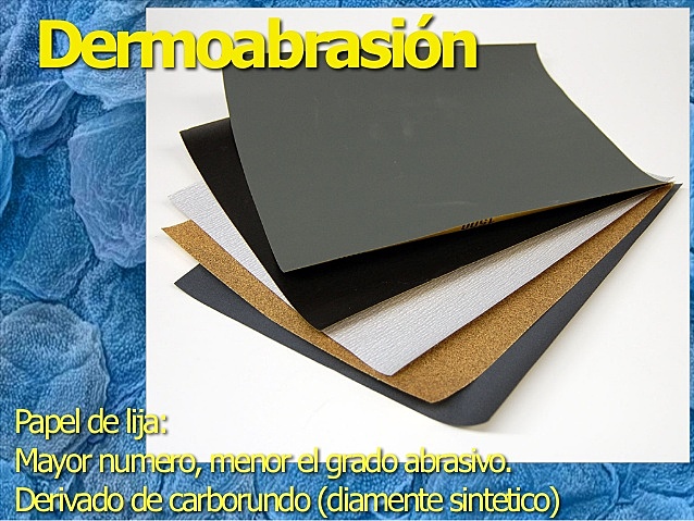 Egipcios y la dermoabrasion.