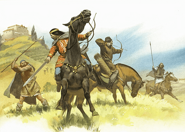 Edad Media (Las Invasiones Bárbaras 409-466 d.C )