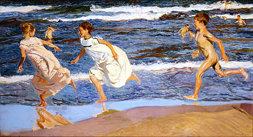 Corriendo por la playa, Sorolla
