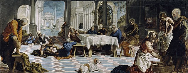 El lavatorio, Tintoretto.