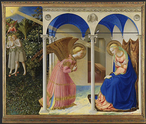 La anunciación, Fra Angelico