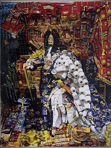 Prof - Le recyclage / Bernard Pras - Louis XIV - Inventaire 44 (tirage photographique sur aluminium, 180 x 230 cm)