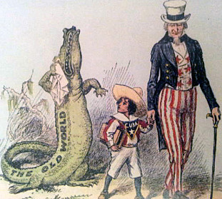 United States occupied Philippines and Puerto Rico.