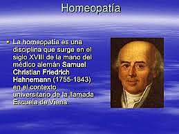 SIGLO XVIII SURGE LA HOMEOPATIA
