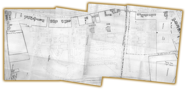 US army transit camp opened on Brook House farmland later to be occupied by the Bluebell estate