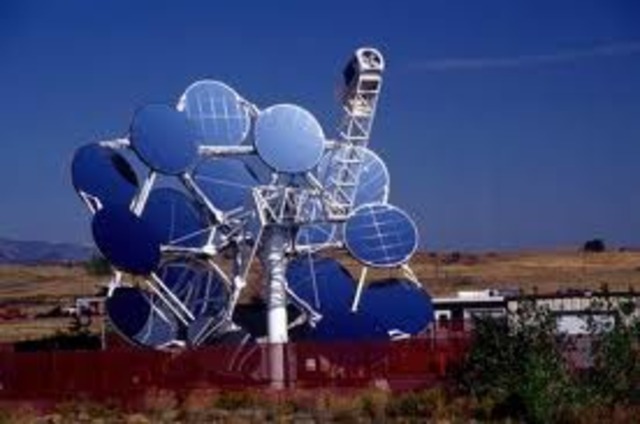 THE FIRST SOLAR DISH