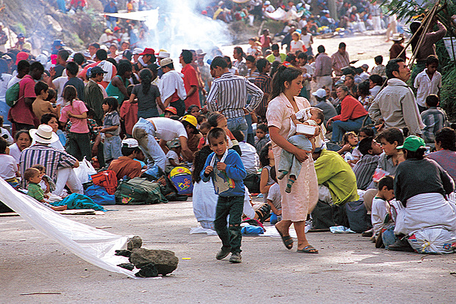 Población infantil y joven en exposición y peligro de desplazamiento