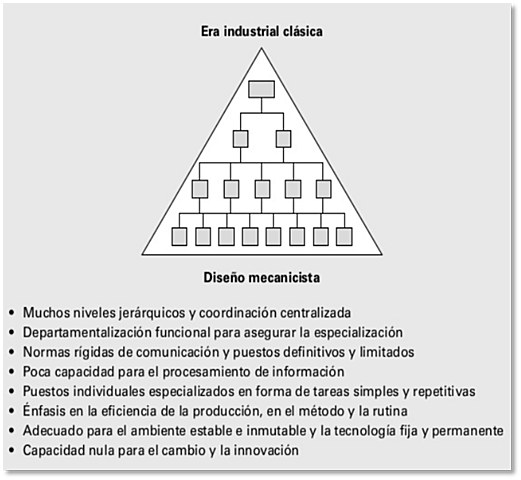 Estructura organizacional predominante