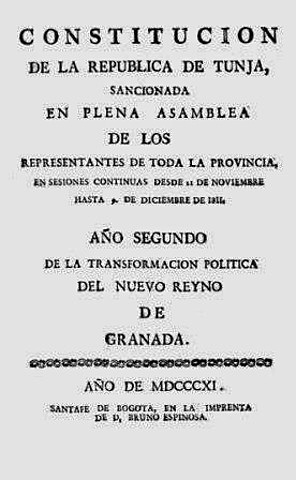 Constitución de la República de Tunja