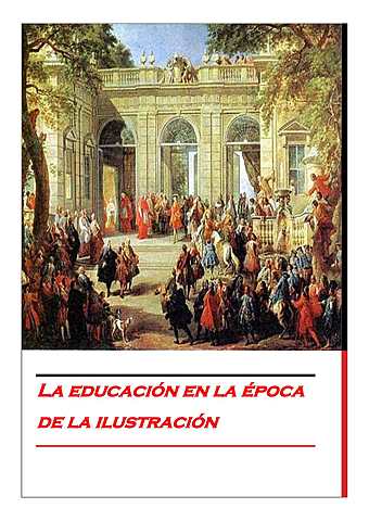 Educación en el siglo de las luces