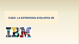 Timeline: Estrategia Evolutiva IBM
