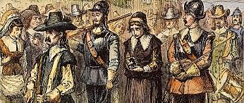 Quakers arrive in New England