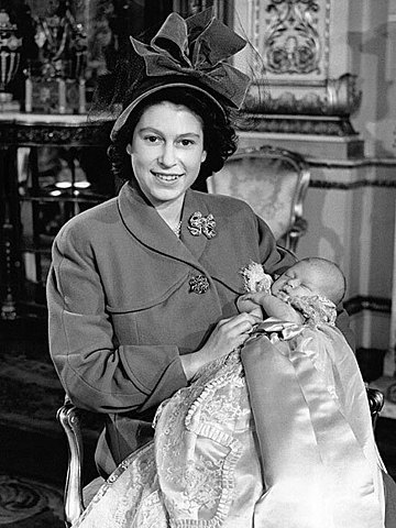 Her first child is born.