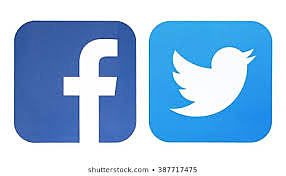 Twitter y Facebook