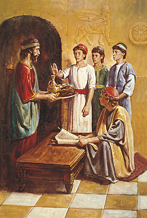 Daniel and his friends exemplify a third way - loyalty and subversion - through working for the king, but refusing the king's food, refusing to bow to idol and continuing to pray to God