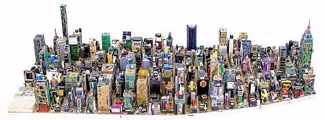 Camille - L'espace de présentation de l'oeuvre / Zayd Menk: "Le quartier de Manhattan"