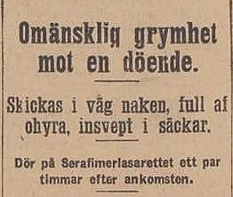 Dödsfall efter vanvård i Kärrtorpet