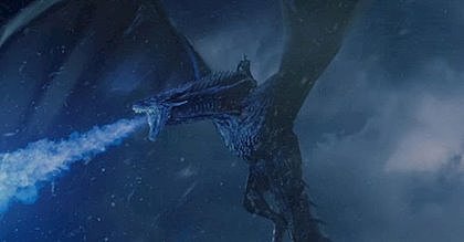 The Night King kills and reanimates Viserion