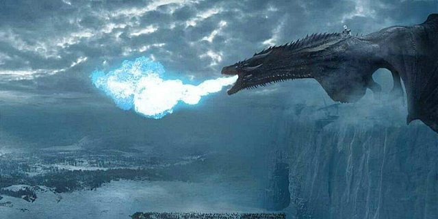 The Night King breaches the Wall