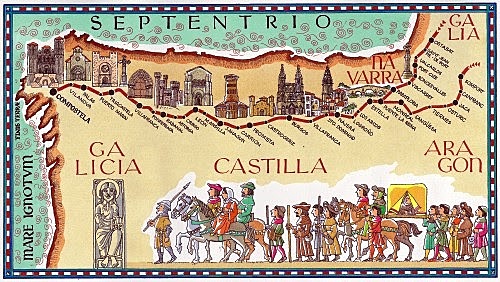 El camino de Santiago.