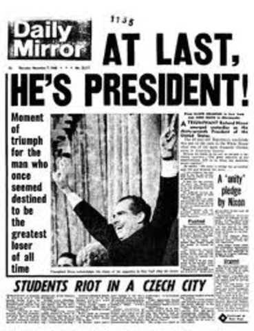 Nixon is Elected as President