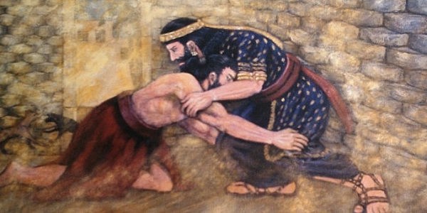 Gilgamesh fights Endiku