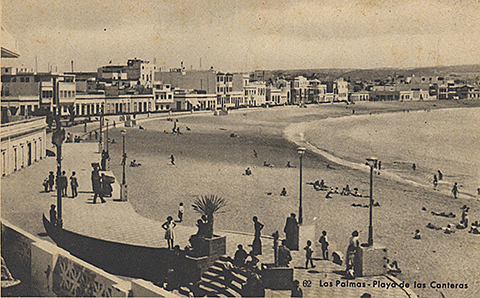 La playa de las Canteras