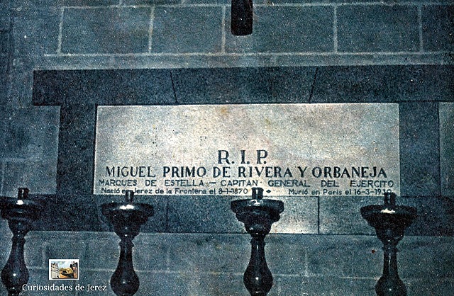 Muerte de Primo de Rivera exiliado en Paris.