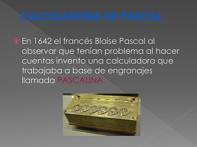 Calculadora de pascal