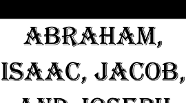 Timeline: Journey of the Patriarchs