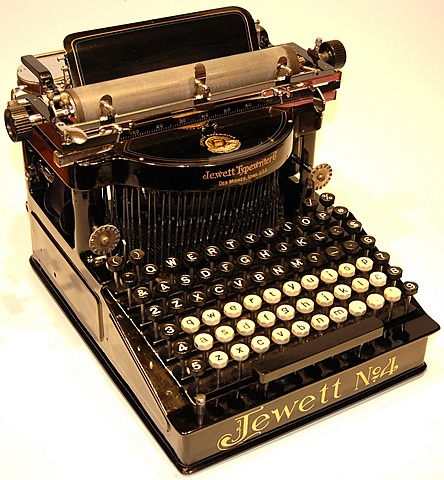 first typewriter