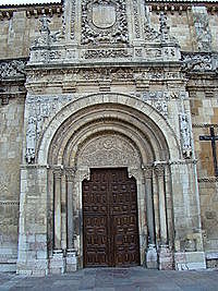 Portada Meridional de San Isidoro de León o Pórtico del Cordero.