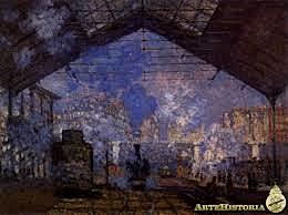 La estación Saint-Lazare.