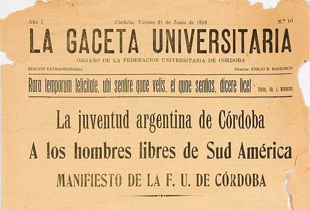FUA Reforma Universitaria de 1918