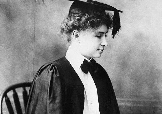 Helen Keller Graduates from University