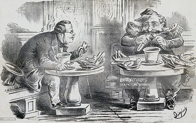 Reunión secreta entre Cavour y Napoleón