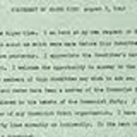 House Un-American Activities Committee formed