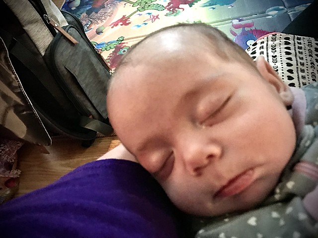 I got to hold Hazel for the first time